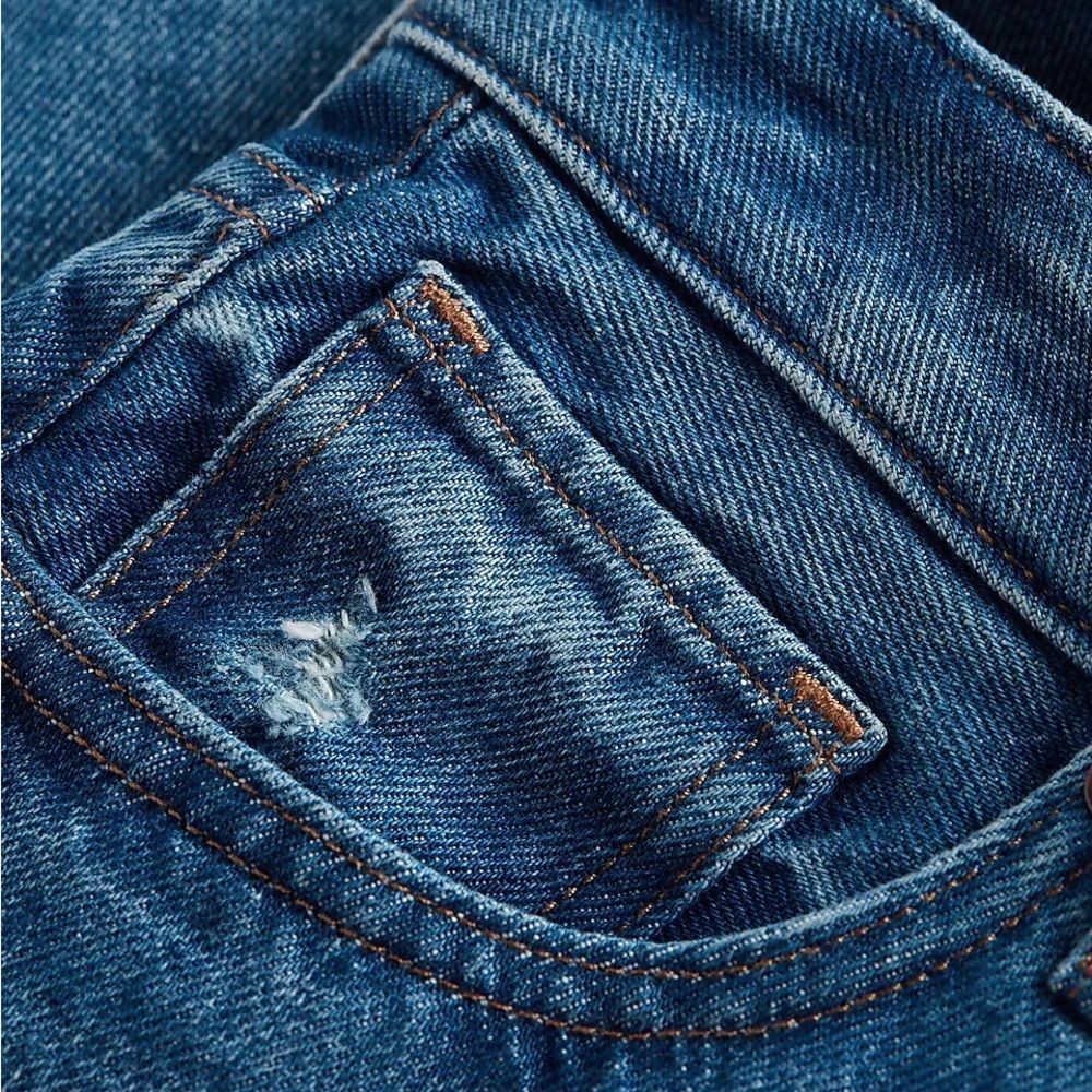 Mid Rise Jean Shorts - Picture 5 of 8
